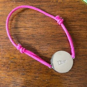 Dior adjustable silver charm bracelet, Never Worn!